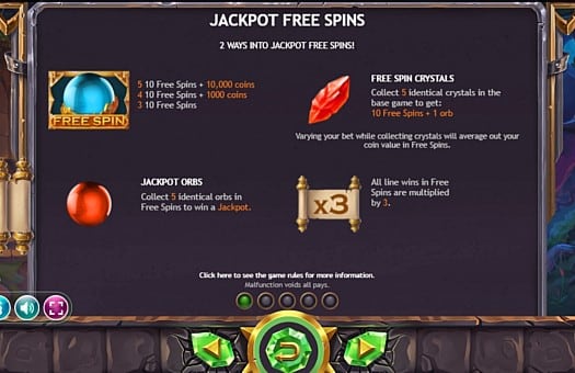 Скаттеры и бонус в игровом аппарате Ozwins Jackpots